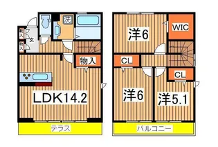 セレシア A棟の間取り