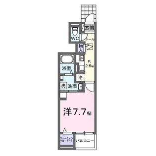 アップフィールド 共栄 III【1階】の間取り
