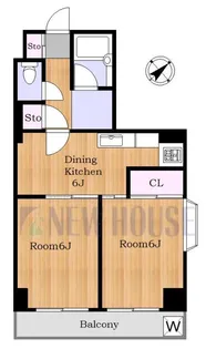 フラットワセダ【3階】の間取り