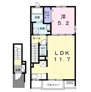 アルバーダ【2階】の間取り