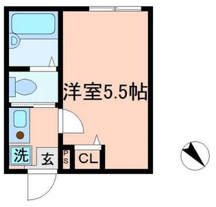 フォンテーヌ【2階】の間取り