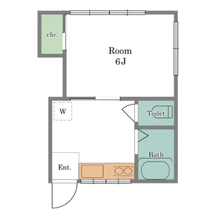 第一今吉荘【1階】の間取り