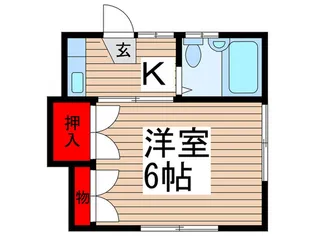 ヤマトハイツ【1階】の間取り