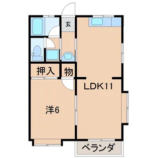 ハイムK【2階】の間取り