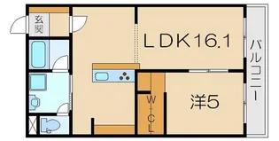 植木マンション【3階】の間取り