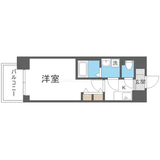 サムティ梅田インターコア【6階】の間取り