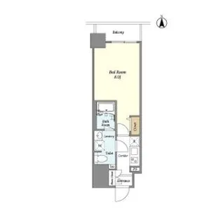 プライマル西大島駅前【8階】の間取り