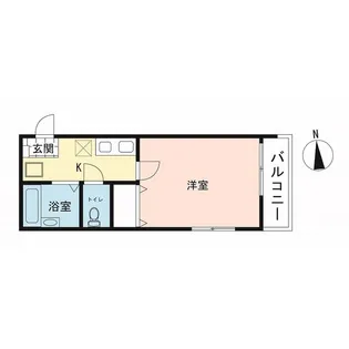 フローラ六角橋【2階】の間取り