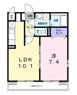 グランドール レジデンス【1階】の間取り