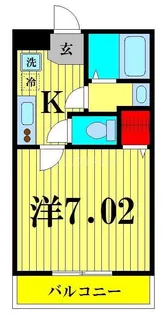 フレンツェル錦糸町【2階】の間取り