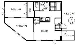 ビアンカ元町【4階】の間取り