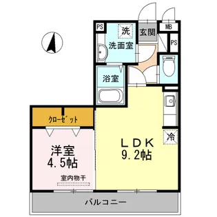 シェラール【2階】の間取り