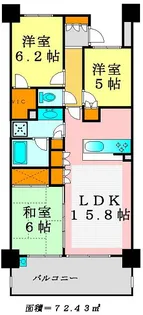 シティハウス柏イーストコート【13階】の間取り