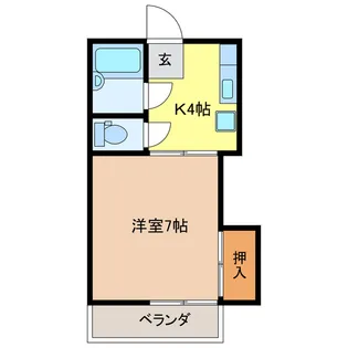コスモポリス【1階】の間取り