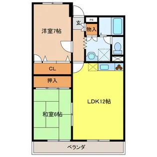 パークサイド21【2階】の間取り