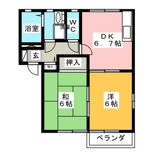 フォーレスM【2階】の間取り