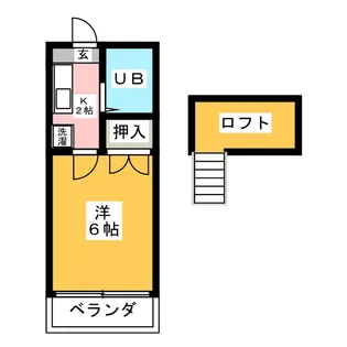 キャッスルミニ小幡【2階】の間取り