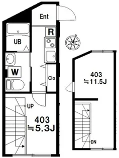 Bloom Tower Nishishinjuku【5階】の間取り