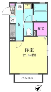 セブンスコート【2階】の間取り