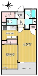 アイムズ新丸子【3階】の間取り