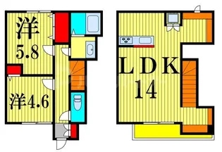 ラ・トーレス亀有【1階】の間取り