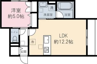 ラ カーサドルチェ-羽根木2丁目-【1階】の間取り