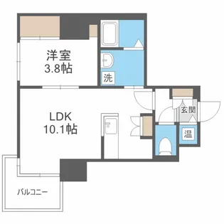 イリオスディオ【3階】の間取り