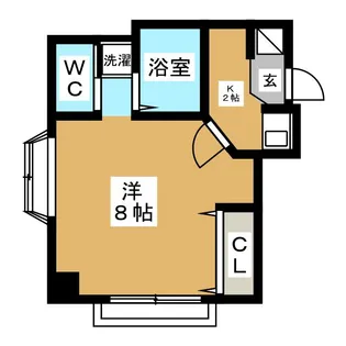 第2三栄ビル【4階】の間取り