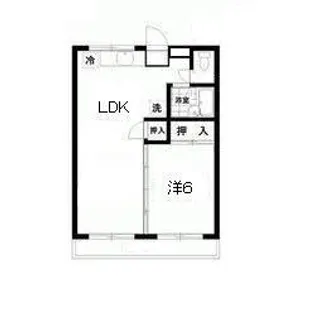 ハイツWADA【2階】の間取り
