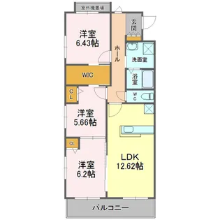 グラン シャンブル【5階】の間取り