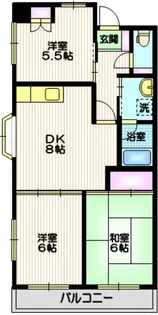 ペルシュワールもえぎ野【3階】の間取り