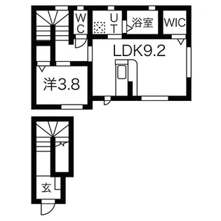 ラ・レーヴ【2階】の間取り