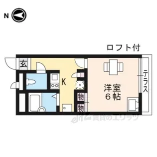 レオパレスイン京都【1階】の間取り