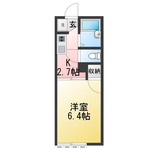 ジュネス名東【1階】の間取り