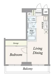 菱和パレス小竹向原【1階】の間取り
