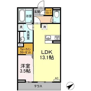 メゾンN&N【1階】の間取り