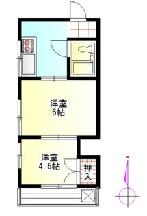 リバーコープ氷川【2階】の間取り