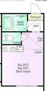 ユナイト保土ヶ谷デムーロの杜【1階】の間取り