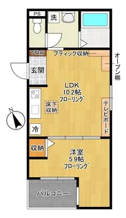 ポラリス【1階】の間取り