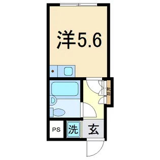 ライオンズマンション長岡駅東【5階】の間取り
