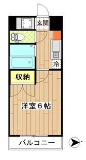 サンモリッツ蓮根【2階】の間取り