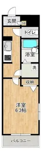 サニーハウス【1階】の間取り