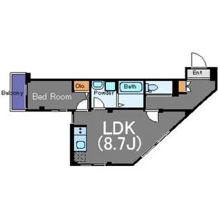 Hareno Villa【3階】の間取り