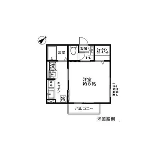 メル・ローズ【1階】の間取り