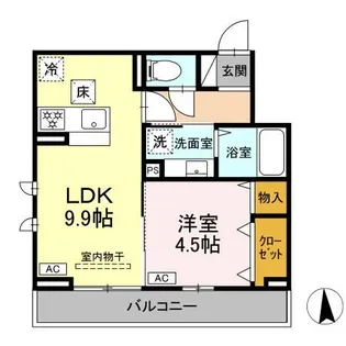 D Bless横濱岸根公園I【1階】の間取り