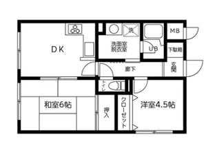 リヴィールマンションII【2階】の間取り