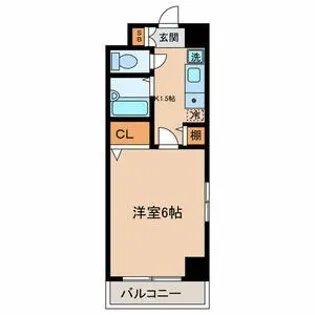 フラワーガーデンワタナベ【4階】の間取り