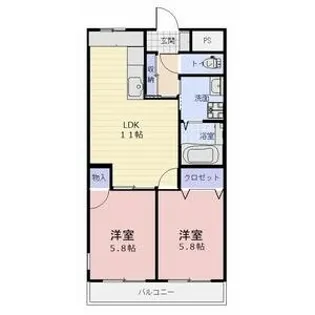 Chelini【1階】の間取り