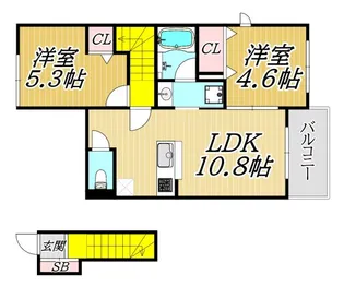 S_MAISON【2階】の間取り