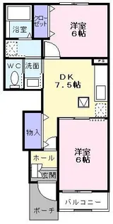 WEST【1階】の間取り